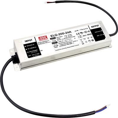 Actual product image MeanWell ELG-200-24DA-3Y LED transformer, LED