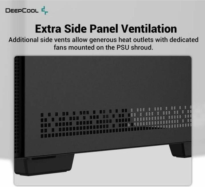 Actual product image Deepcool CH370 (mATX, Mini-ITX)