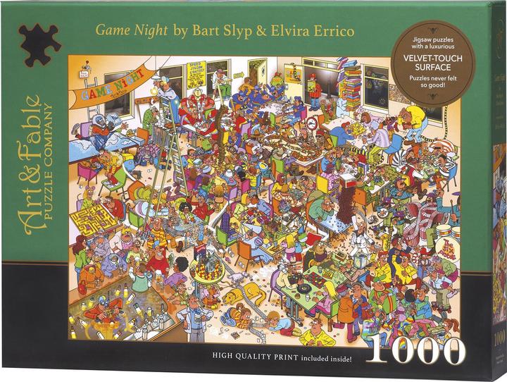Image du produit - Puzzle 1000 pièces Game Night (1000 pièces)