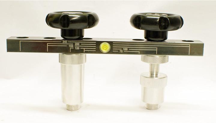 Actual product image Haas Aluminum Angle Valve Water Level