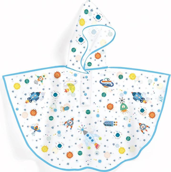 Image du produit Djeco Poncho de pluie Fusée (90x46 cm)
