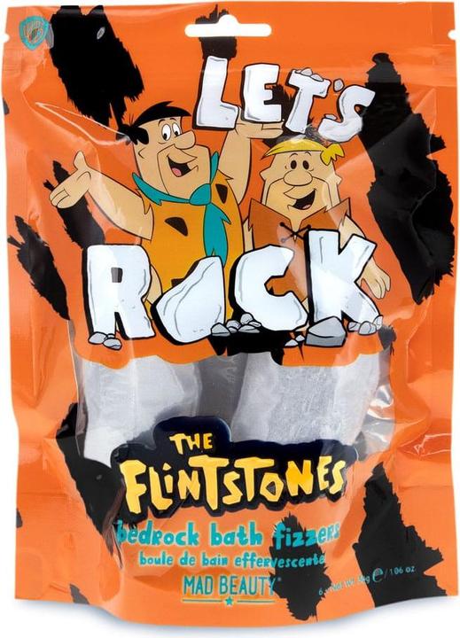 Actual product image Mad Beauty The Flintstones Bath Fizzer Darth Bedrock 6-Pack (80 ml, Bath bombs)