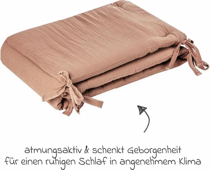 Image du produit Julius Zöllner Tour de lit Mousseline Dune 180 x 35 cm