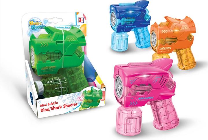 Magic Bubble Mini Dino/Squalo sparatutto assortiti.