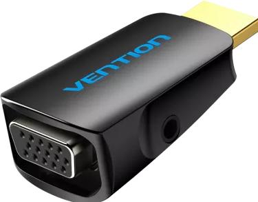 Productafbeelding Vention HDMI naar VGA-adapter AIDB0 met 3,5 mm audio (HDMI, Audio, 14 cm)