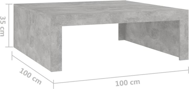 Image du produit vidaXL Couchtisch (100 x 100 x 35 cm)