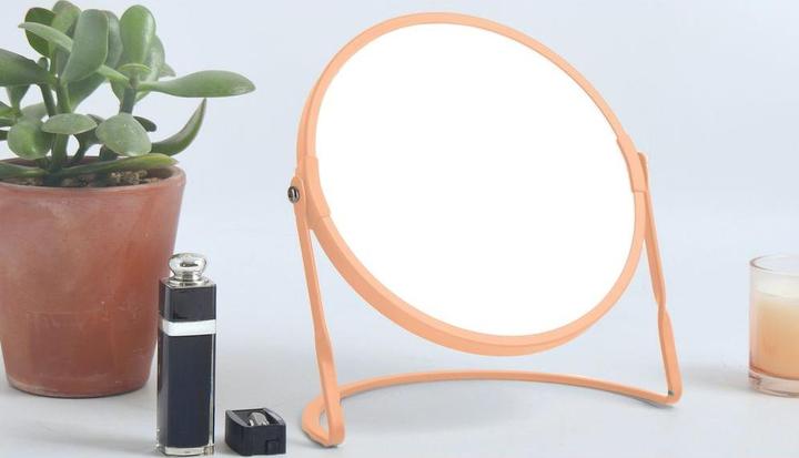 Actual product image spirella Akira mirror Matt Peach