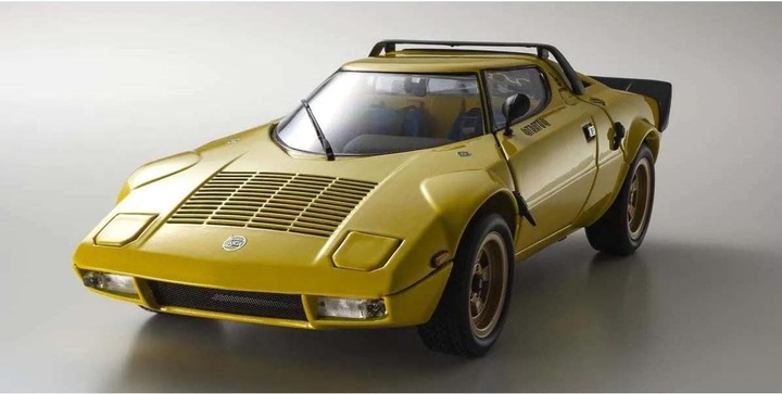 Actual product image Kyosho Lancia Stratos HF 1975 Gelb, 1:18