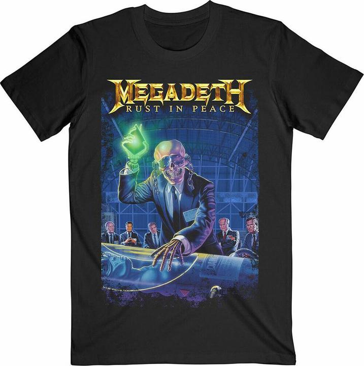 Produktbild Megadeth Erwachsene Rust In Peace 30. Jahrestag zurück drucken T-shirt (XL)