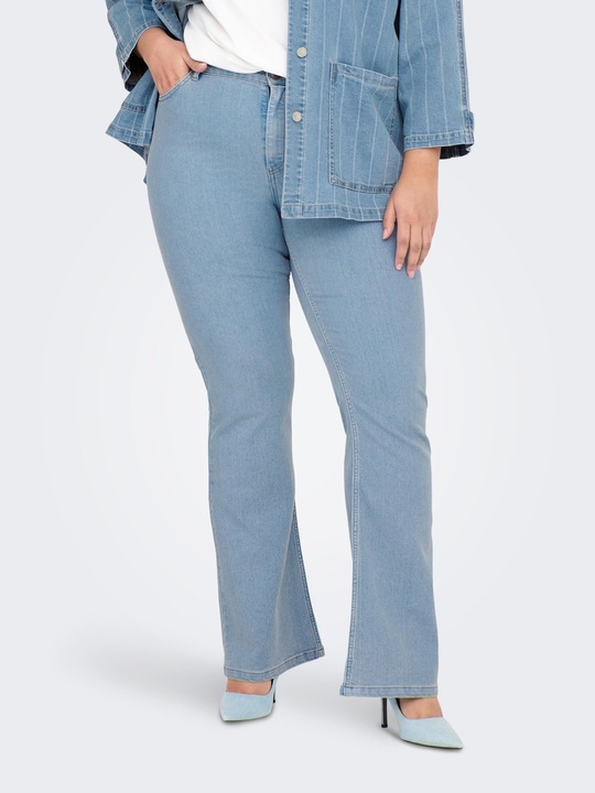 Image du produit Only CARHUSH Mittlere Taille Ausgestellt Jeans Flared fit jeans (W42/L32)