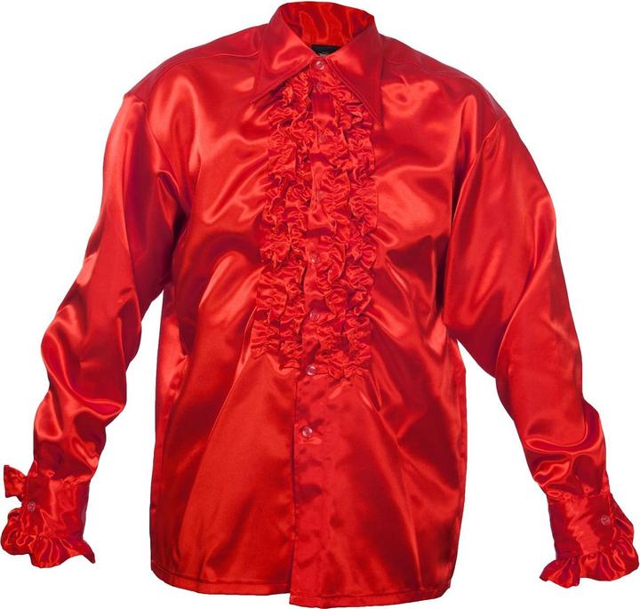 Image du produit Boland Disco Party Chemise à volants en satin (M)