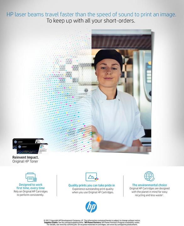 Image du produit HP Toner original 203A - Multipack de 4 (CF540A, CF541A, CF543A, CF542A) (cyan, magenta, jaune, noir,