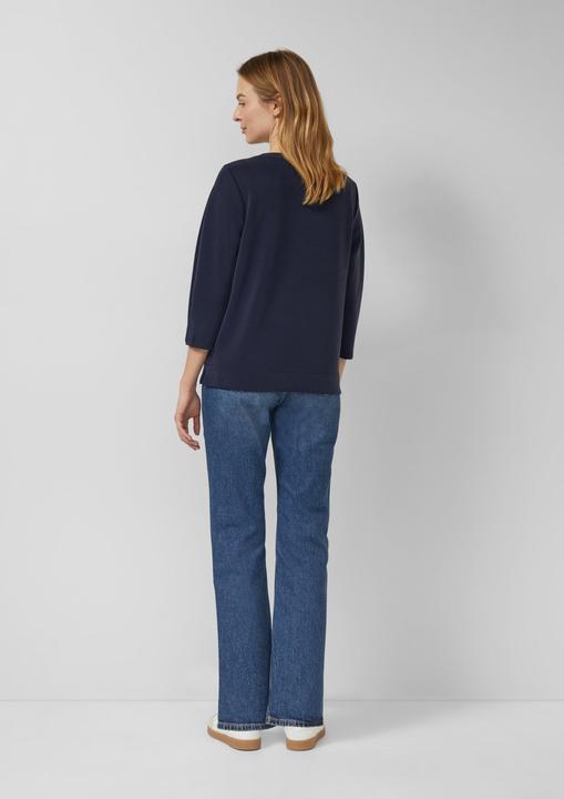 Produktbild s.Oliver Sweatshirt Sweatshirt aus Scuba mit 3/4-Arm (36)