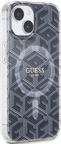 Produktbild Guess GUHMP15SHGCUSTGK iPhone 15 / 14 / 13 6.1" czarny/black hardcase IML GCube MagSafe (Apple iPhone 13, Apple iPhone 14, Apple iPhone 15)