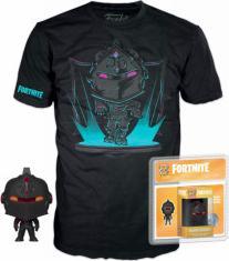 Produktbild Funko FORTNITE - Boxed T-Shirt POP + Pocket POP - Black Knight (XL)