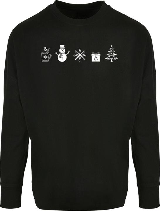 Produktbild Merchcode Christmas Elements Longsleeve - 181763 (XXL)