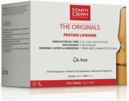 Actual product image Martiderm THE ORIGINALS proteos liposome oil-free ampoules 30 x 2 ml (60 ml)
