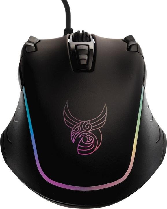 Actual product image L33T Gaming mouse Viking Thor, Mjoelnir, 12,000 DPI, Black (Cable)