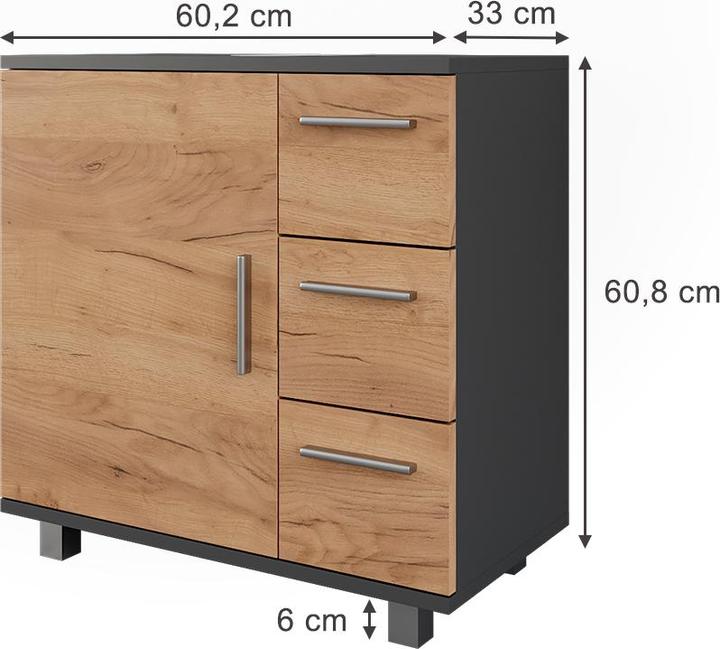 Immagine prodotto Vicco Ilias (60,5 x 33 x 61 cm)