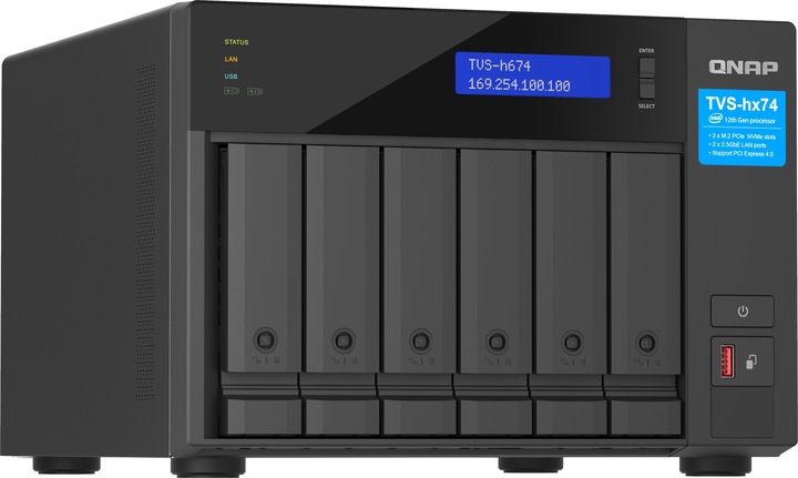 Produktbild QNAP TVS-h674-i3-16G (0 TB)