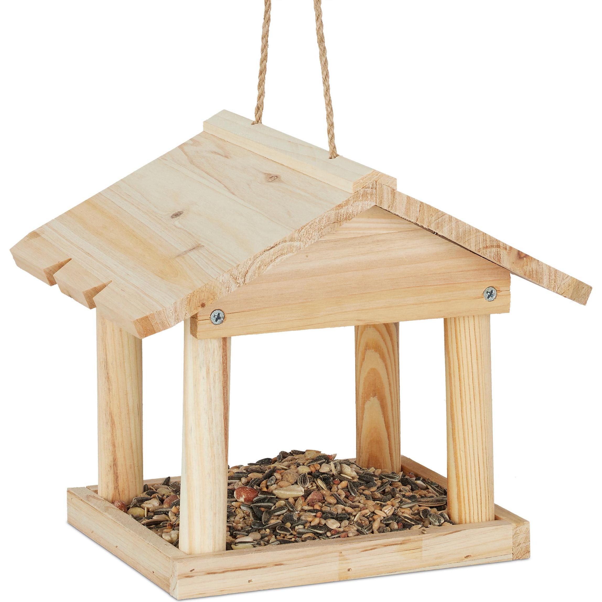 Relaxdays, Aussendekoration, Vogelhaus