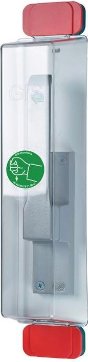 Produktbild GFS Fluchttürhaube Typ E Sicherung von Treibriegeln Macrolon-Kunststoff transparent