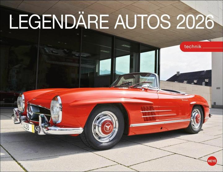 Legendäre Autos Posterkalender 2026 (44 x 34 cm)