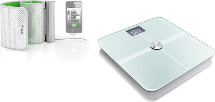 Produktbild Withings Bundle BP-800+WBS01 white (180 kg)