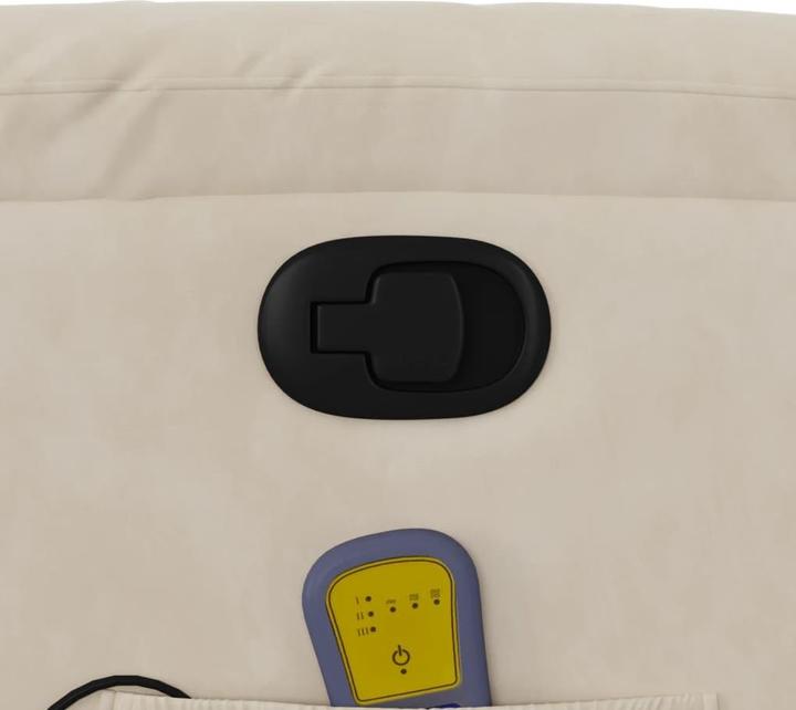 Immagine prodotto VidaXL Poltrona massaggiante con ausilio stand-up Poltrona TV Tessuto in microfibra beige