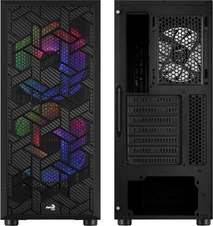 Actual product image AeroCool Hive-G-BK-v1 (Mini-ITX, ATX, Mini-ATX, Micro-ITX)