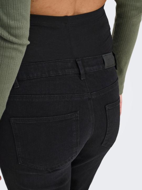 Actual product image Only Maternity OLMCATWALK Hohe Taille Verjüngter Slim Fit Jeans Mom Jeans (32)