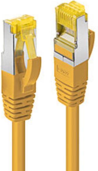 Produktbild Lindy 0.5m RJ45 S/FTP LSZH Netzwerkkabel, Gelb Cat.6A Stecker,Cat.7 Rohkabel (S/FTP, CAT7, 0.50 m)