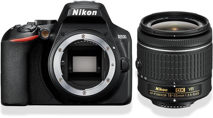 Actual product image Nikon D3500 Kit (18 - 55 mm, 24.20 Mpx, APS-C / DX)