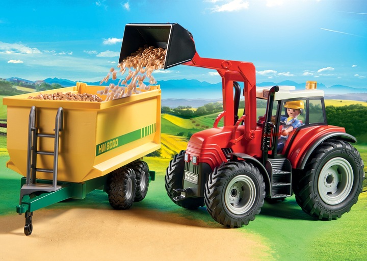 Produktbild Playmobil Riesentraktor mit Anhänger (70131, Playmobil Country)