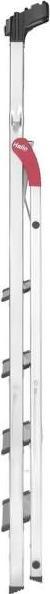 Actual product image Hailo L80 ComfortLine, aluminium safety stepladder, 5 steps (Stepladder, 150 cm)