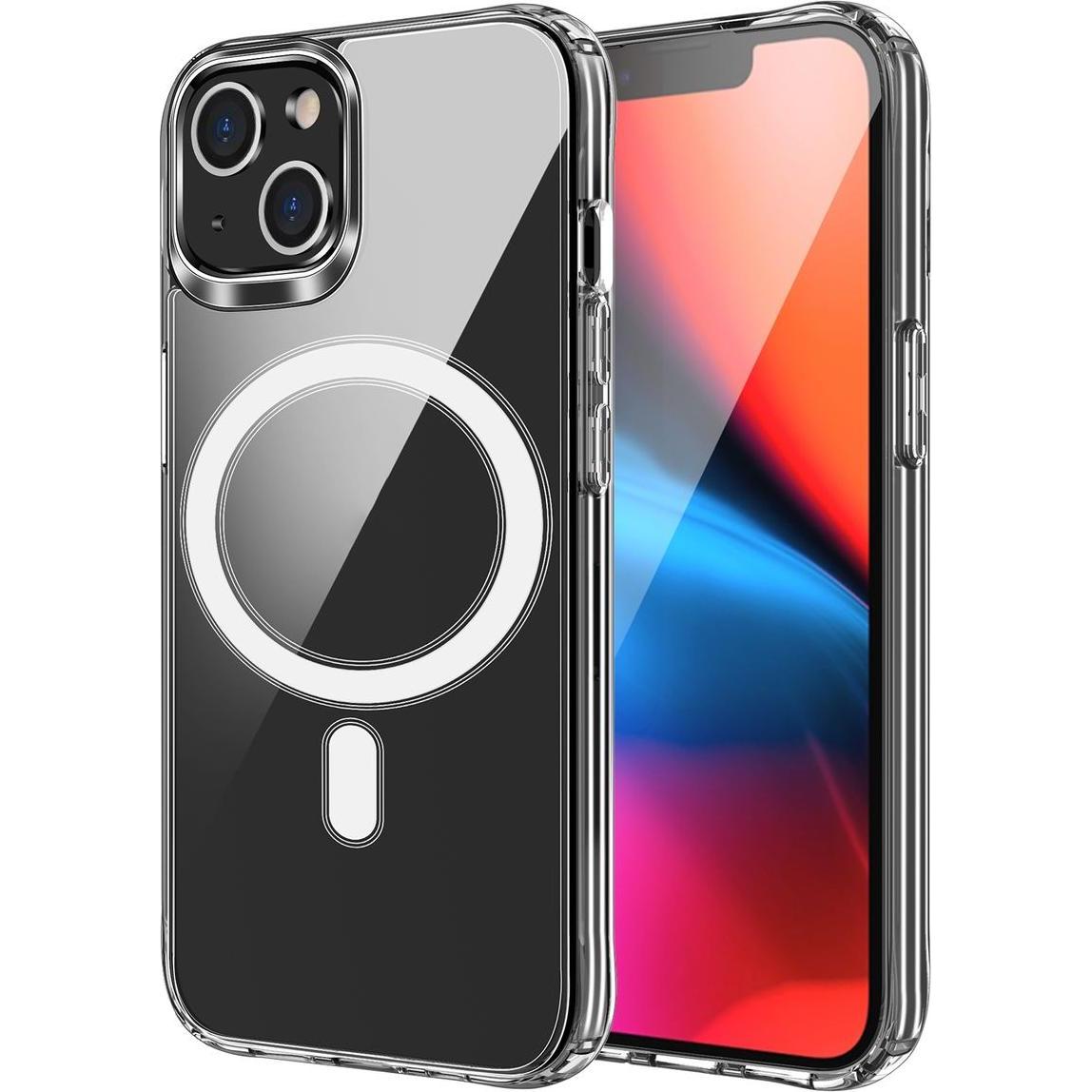 König Design MagSafe Hülle Handy Schutz für iPhone 14 13 12 11 Pro Max Magnet Case Cover Etui (Apple iPhone 13), Smartph...