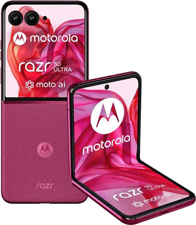 Immagine prodotto Motorola Razr 50 Ultra (512 GB, Rosa caldo, 6.90", SIM + eSIM, 5G)