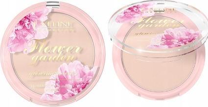 Actual product image Eveline Flower Garden Glowing Powder Pressed Illuminating Powder 8G (Highlighter, 8 g)