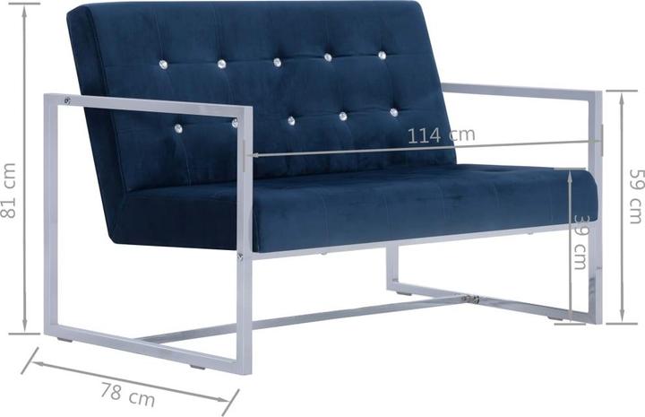 Produktbild vidaXL Sessel (2-Sitzer)