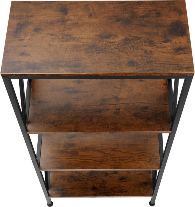 Produktbild tectake Regal Barry 61,5x31,5x133,5cm (61.50 x 61.50 x 133.50 cm)