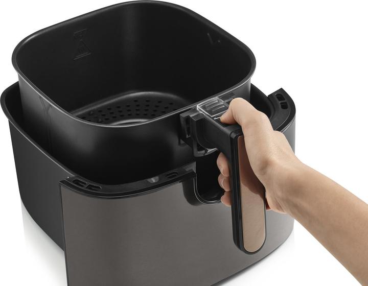 Actual product image Arzum AR2074-B Hot Air Deep Fryer Timer function, overheating protection Copper, Black