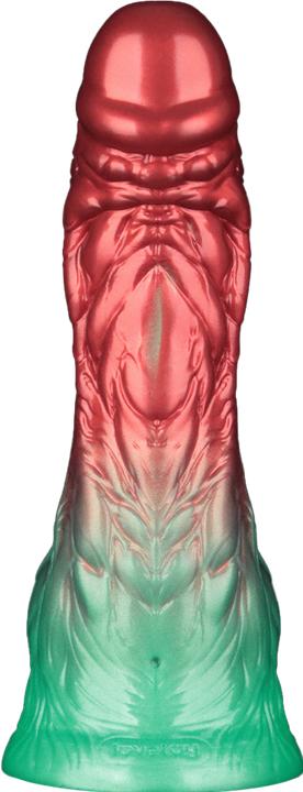 Produktbild Lovetoy Aufblasbarer Dildo mit doppelter Dichte, 8"/ 20 cm, Rot/Grün