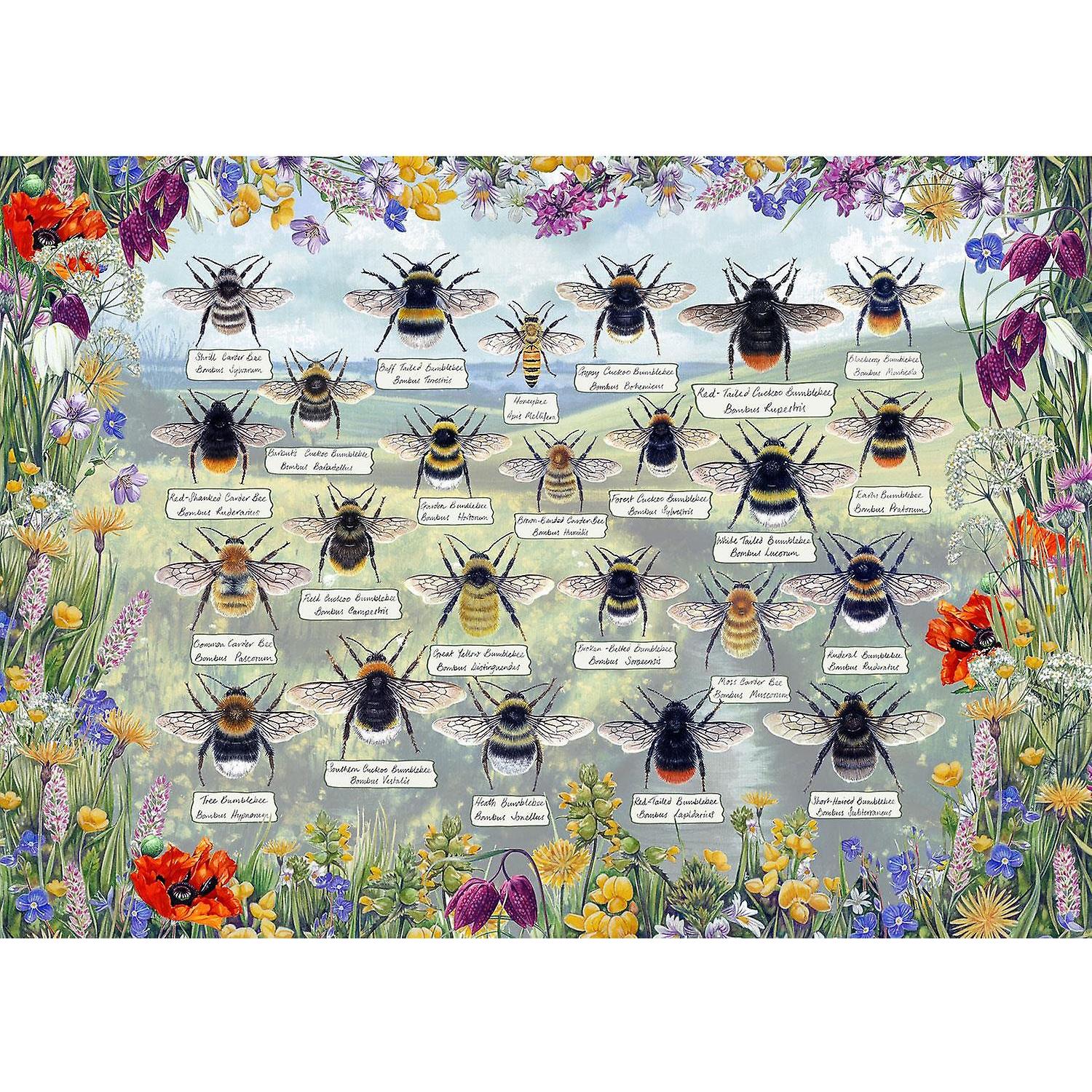 Thumbnail - Gibsons Puzzle Brillante Bienen 1000 Teile (1000 Teile)