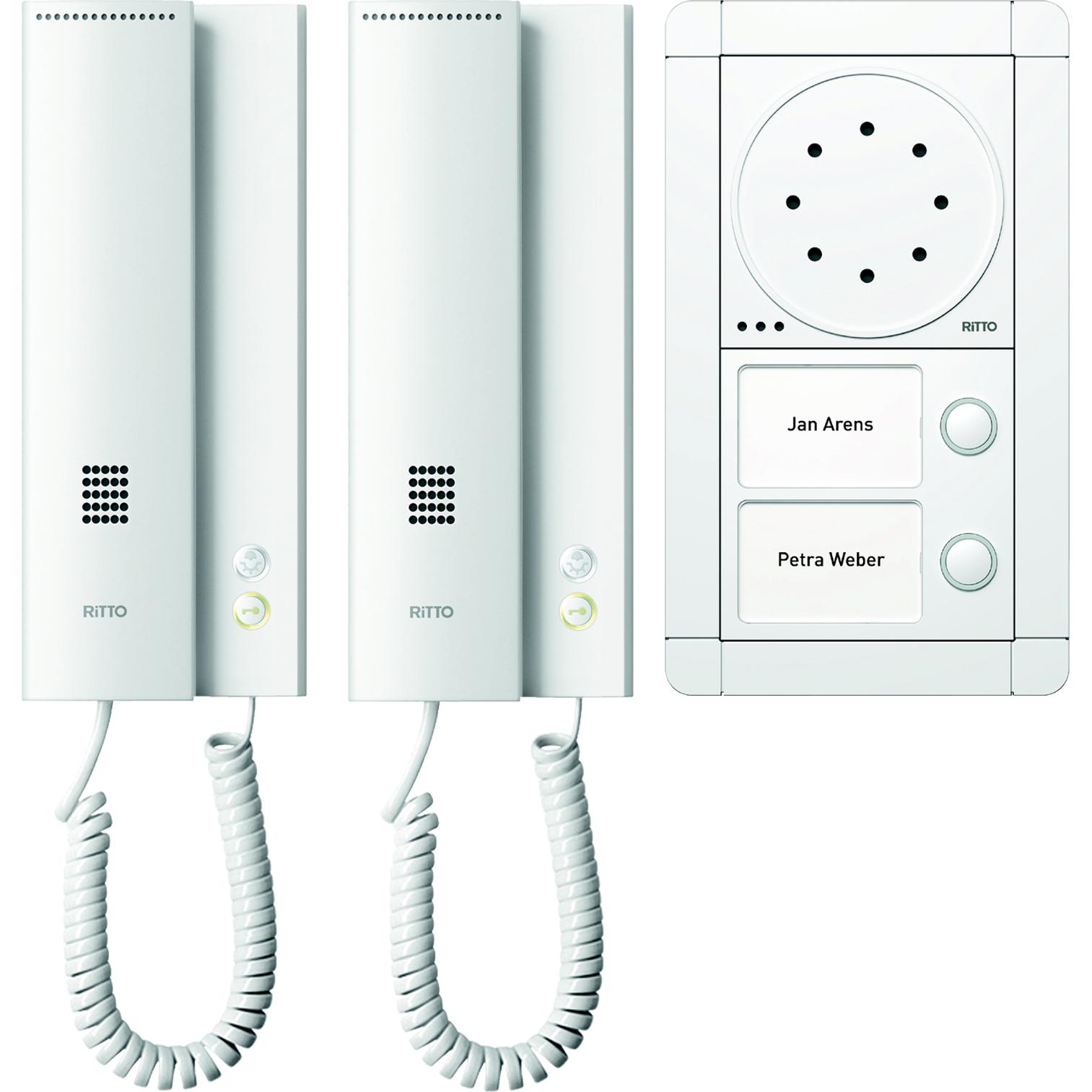 Schneider Electric, Klingel + Türsprechanlage, Portier Audio Set WE weiss/weiss