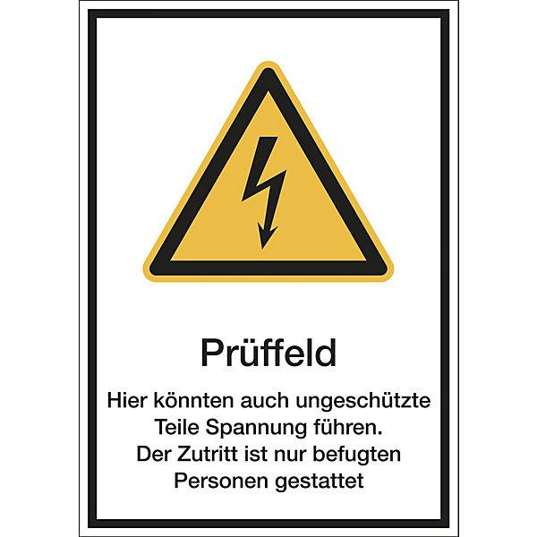 Actual product image Marahrens Combination signs with text, LxH 210x297mm, VE 10 pcs, test field etc.