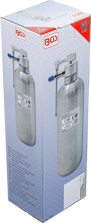 Actual product image BGS Compressed air spray bottle | stainless steel | rustproof | 650 ml
