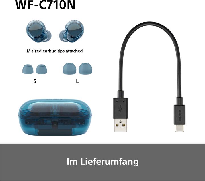 Image du produit Sony WF-C710N (NC, 8.50 h, Sans fil)
