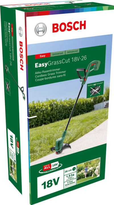 Actual product image Bosch Home & Garden EasyGrassCut 18V-26 (Trim line)