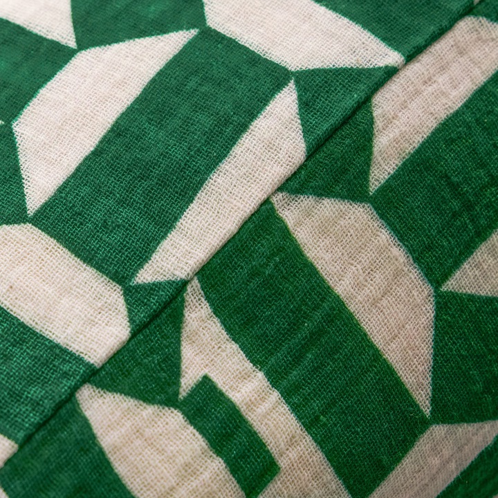 Actual product image House Doctor Kissenbezug, Etha, Grün (50 x 50 cm)