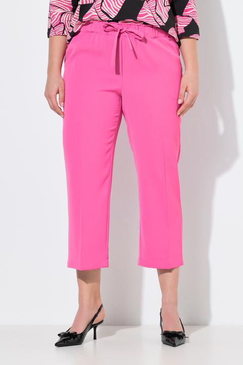 Image du produit Ulla Popken Pantalon 7/8 à pinces. Taille élastique (56)